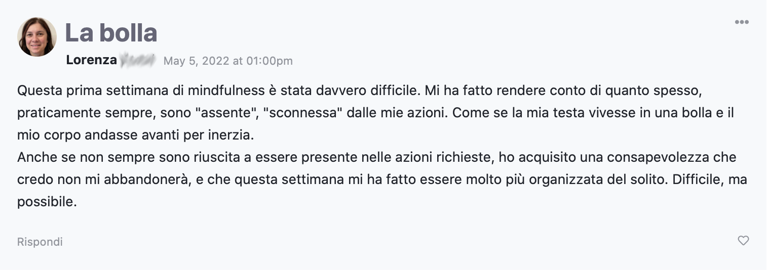 testimonianza roberta testimonianza roberta